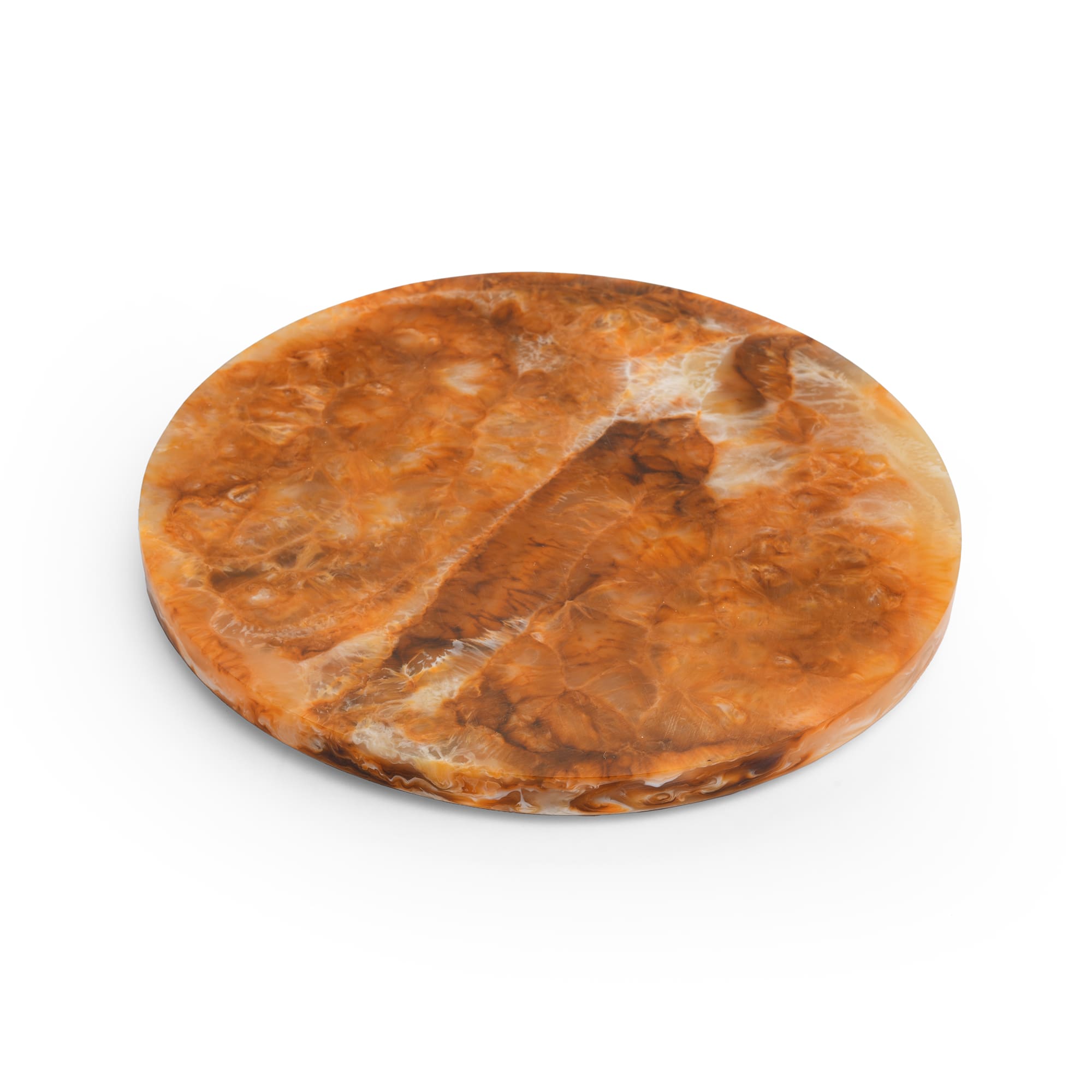 FORTUNA RESIN SMALL FOOTED PLATTER TORTOISE