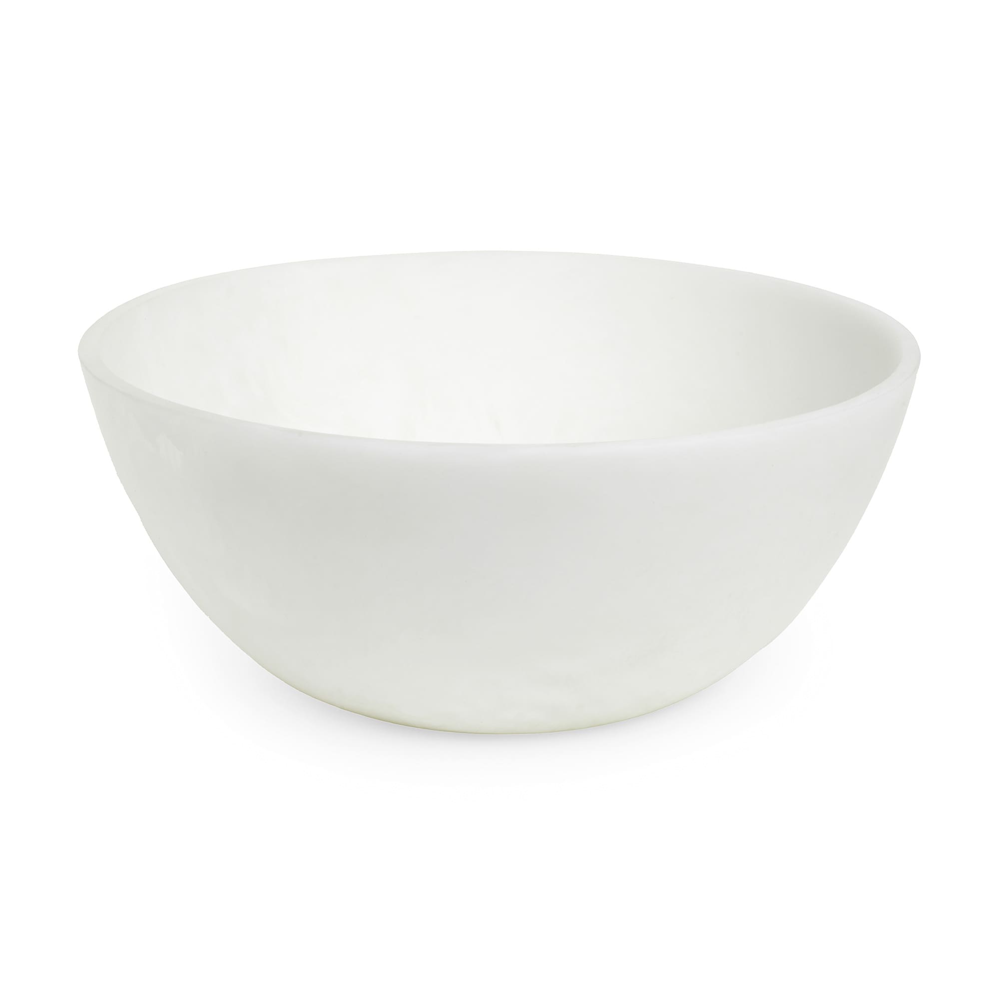 FORTUNA RESIN LARGE BOWL WHITE