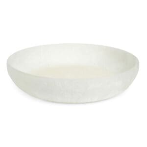 FORTUNA RESIN SERVING BOWL WHITE
