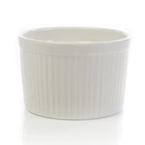 Fluted Tall Porcelain 10oz Ramekin