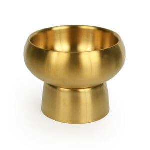 Genova Vintage Gold Footed Snack Bowl