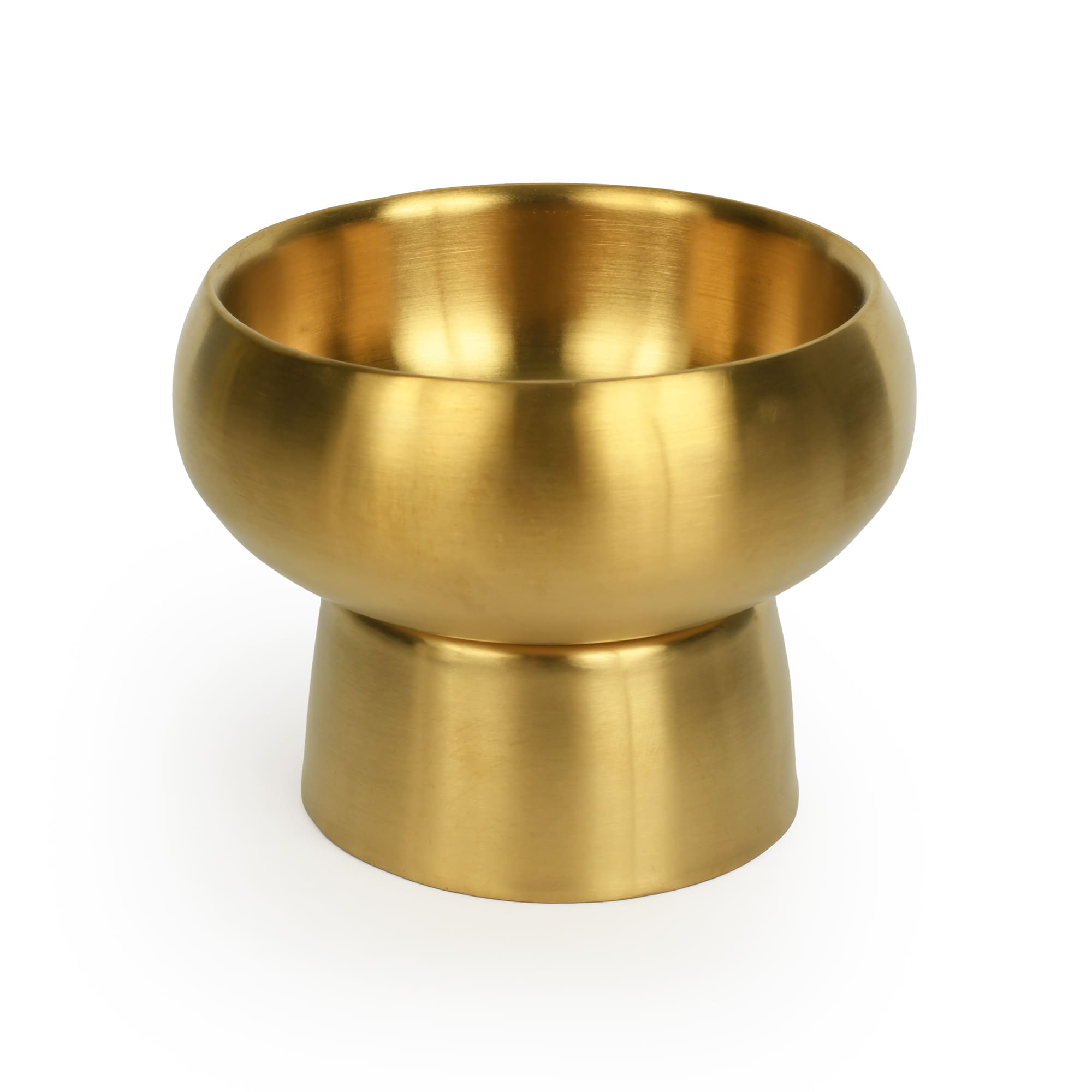 Genova Vintage Gold Footed Snack Bowl
