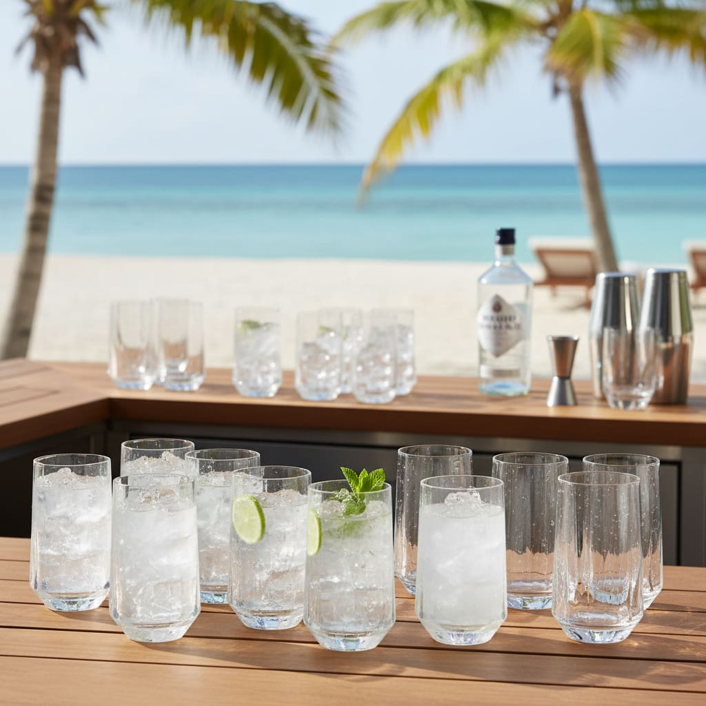 Onda Highball 16 OZ Polycarbonate Glass - Image 2