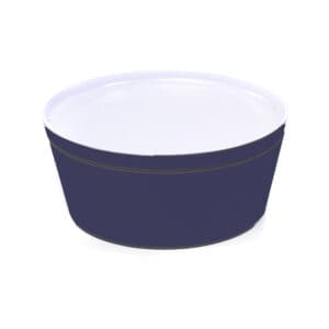 Rimini Medium Dark Blue Melamine Serving Bowl